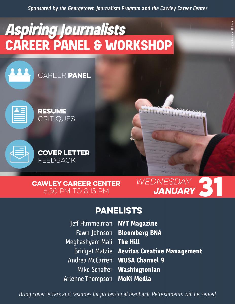 Journalism Career Night Flyer